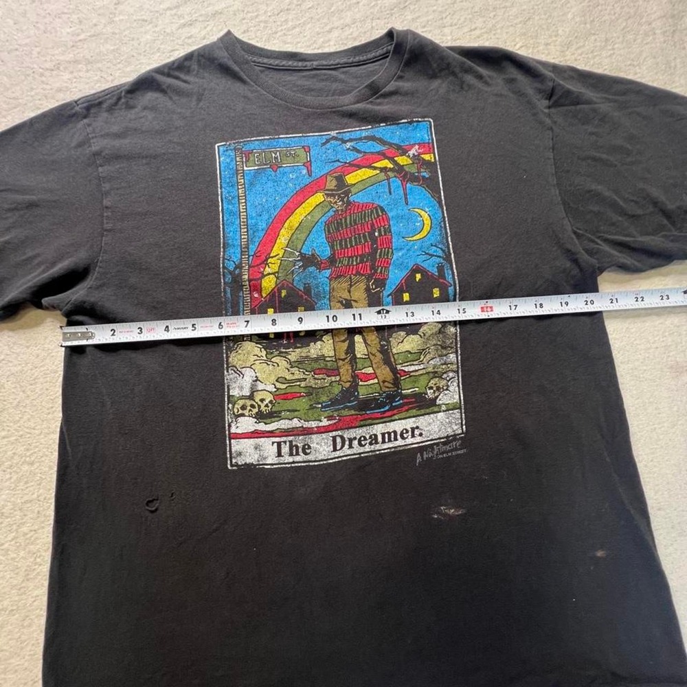 A Nightmare on Elm Street Freddy Krueger The Dreamer Graphic Tee Black Women L